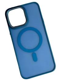 Чохол-накладка Infinity MagSafe Corrugated Cover для iPhone 16 Blue