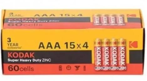 Батарейка Kodak Super Heavy Duty AAA/R3 60шт/уп