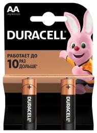 Батарейка Duracell Duralock Basic, AA (LR6) 2 шт, 1.5V, (MN1500 2BL)