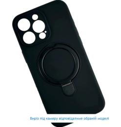 Чохол-накладка Infinity MagSafe LOGO Cover для iPhone 11 Black + тримач