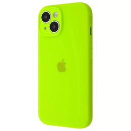 Чохол-накладка Infinity Silicone Case Camera Protection iPhone 15 Lime Green