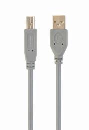 Дата-кабель Cablexpert 1.8m USB (тато) - USB Type B (тато) Dark Gray для принтера
