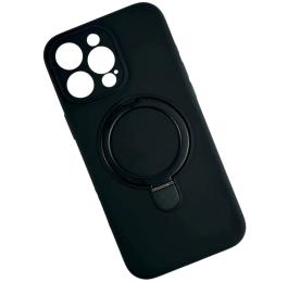 Чохол-накладка Infinity MagSafe LOGO Cover для iPhone 16 Pro Black + тримач