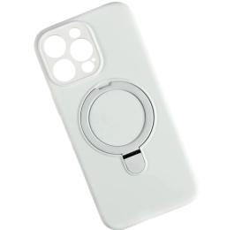 Чохол-накладка Infinity MagSafe LOGO Cover для iPhone 16 Pro White + тримач