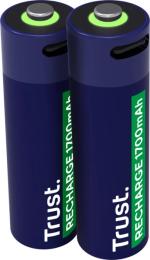 Акумулятор TRUST AA TYPE-C (25584_TRUST) Blue 1700 мАг