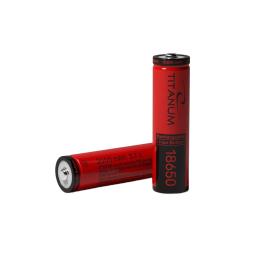 Акумулятор Titanum T-18650/2000/1B Red Black 2000 mAh (тех. пакування)