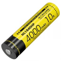 Акумулятор Nitecore NL1840HP 3.6V 10A Yellow 4000mAh (захищений)