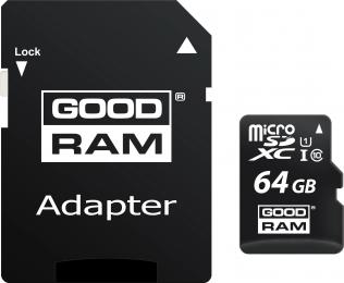 Карта памяті GoodRam M1AA-0640R12 Black 64GB microSDXC