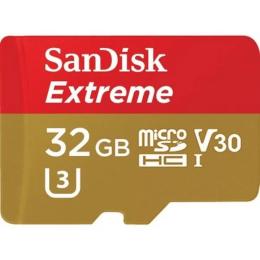 Карта памяті SanDisk 3Extreme Action A1 Black MicroSDHC 32GB class 10 (SD адаптер)