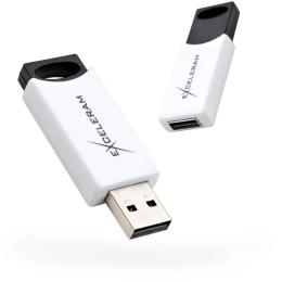 Флеш память Exceleram 64GB H2 Series USB 2.0 Black White (EXU2H2W64)