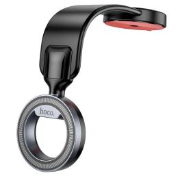 Тримач в авто Hoco H71 Totem Ring magnetic (center console) Black Metal Gray