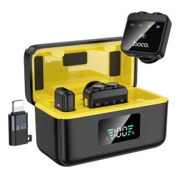 Мікрофон Hoco L17 Dual-mic magnetic Black