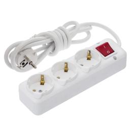 Мережевий фільтр Infinity NA-UEA 3-гнізда 3 м з кнопкою