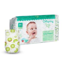 Підгузки Offspring розмір M, 6-10 кг, 42 шт, Ківі