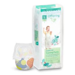 Підгузки-трусики Offspring розмір L, 9-14 кг, 36 шт, Небо