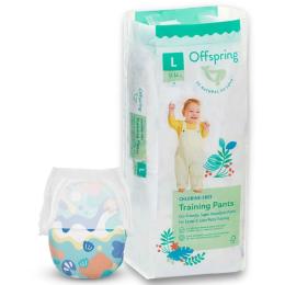 Підгузки-трусики Offspring розмір L, 9-14 кг, 36 шт, Підводний світ