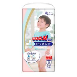 Трусики-підгузки GOO.N Plus для дітей 12-20 кг розмір XL 38 шт