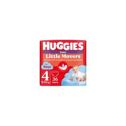 Підгузки Huggies Little Movers/Pants 4 Jumbo 9-14 кг для хлопчиків 36 шт (5029053564265)