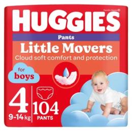 Підгузки Huggies Little Movers/Pants 4 M-Pack 9-14 кг для хлопчиків 104 шт (5029054568088)