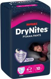 Підгузки Huggies DryNites для дівчаток 4-7 років 10 шт (5029053527581)