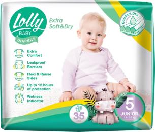 Підгузки Lolly Soft Junior 5 11-25 кг 35 шт (4820174981273)