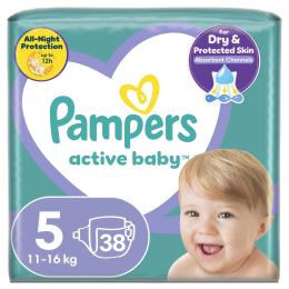 Підгузки Pampers Active Baby Junior Размер 5 (11-16 кг) 38 шт (8006540207796)