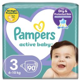 Підгузки Pampers Active Baby Midi Розмір 3 (6-10 кг) 90 шт (8001090949455)