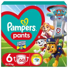 Підгузки Pampers Pants Extra Large Розмір 6 (14-19 кг) Paw Patrol 60 шт (8006540863657)