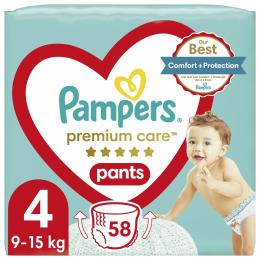 Підгузки Pampers Premium Care Pants Maxi Розмір 4 (9-15) 58 шт (8001090759993)