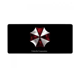 Килимок для мишки Voltronic Umbrella Corporation Black 300х800 тканинний з боковою прошивкою, товщина 3 мм