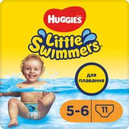 Підгузки Huggies Little Swimmer 5-6 (12-18 кг) 11 шт (5029053538426)