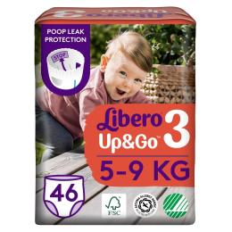 Підгузки Libero Up&amp;Go Розмір 3 (5-9 кг) 46 шт (7322541742076)