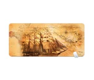 Килимок для мишки Voltronic Star ship Beige 400x800 з боковою прошивкою, товщина 3 мм