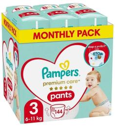 Підгузки Pampers Premium Care Pants Midi Розмір 3 (6-11 кг) 144 шт (8006540490891)