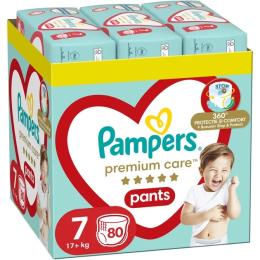 Підгузки Pampers Premium Care Pants Трусики Розмір 7 (17+ кг) 80 шт. (8700216338981)