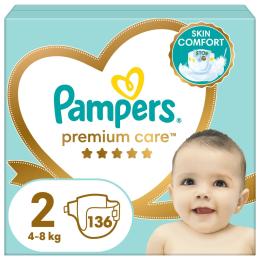Підгузки Pampers Premium Care Розмір 2 (4-8 кг) 136 шт (8006540855812)