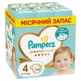 Підгузки Pampers Premium Care Розмір 4 (9-14 кг) 174 шт (8006540855935)