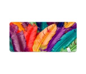 Килимок для мишки Voltronic Bird feathers 400x800 з боковою прошивкою, товщина 3 мм