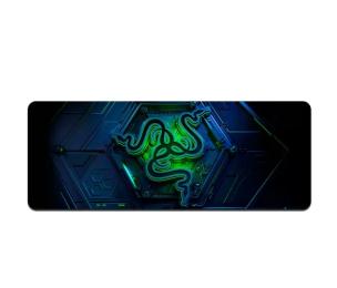 Килимок для мишки Voltronic RAZER 29 Black 400x900 з боковою прошивкою, товщина 2 мм