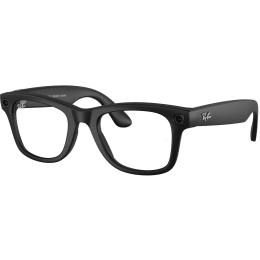 Смартокуляри Ray-Ban Meta Wayfarer Large Matte Black/Clear to Graphite Green Transitions (RW4008 601S1M 53-22)