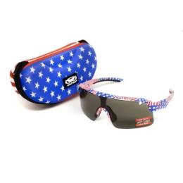 Тактичні окуляри Global Vision Holeshot USA Flag Gray