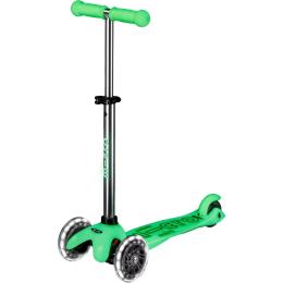Самокат Micro Mini Deluxe Glow LED Icy Lime
