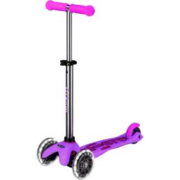 Самокат Micro Mini Deluxe Glow LED Frosty Pink