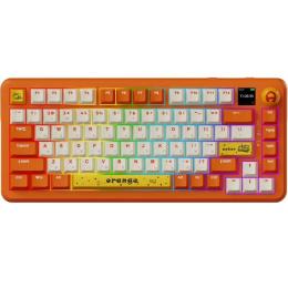 Клавіатура Ajazz AK820 MAX Avocado Switch Orange White (AK820MAX-AS-OW) Eng / Ukr
