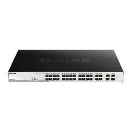 Світч D-Link DGS-1210-28MP Black 28 портів