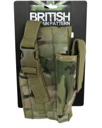 Тактичний підсумок Kombat UK Molle Gun Holster with Mag Pouch MultiCam (kb-mgh-btp)