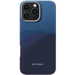 Чохол-накладка Pitaka Tactile Woven Case StarPeak для iPhone 16 Pro Max Deep Blue Over the Horizon (KI1602POTH)