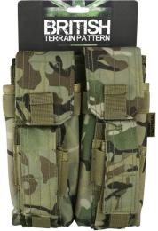 Тактичний підсумок Kombat АК Double Mag Pouch with Pistol Mag MultiCam (kb-dmpp-btp)