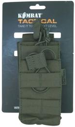Тактичний підсумок Kombat АК Single Duo Mag Pouch Olive (kb-sdmp-olgr)