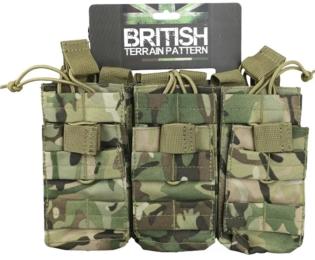 Тактичний підсумок Kombat АК Triple Duo Mag Pouch MultiCam (kb-tdmp-btp)